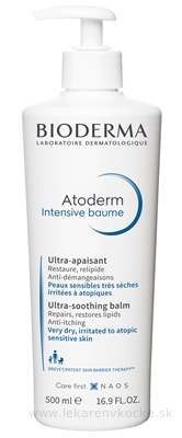 BIODERMA Atoderm Intensive Baume upokojujúci balzam (inov.2019) 1x500 ml