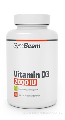 GymBeam Vitamin D3 2000 IU cps 1x120 ks