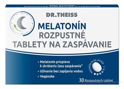 Dr.Theiss MELATONÍN tablety na zaspávanie 1x30 ks