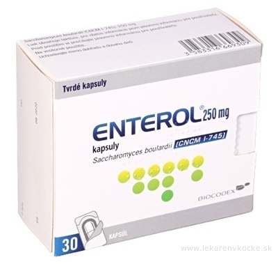 Enterol 250 mg kapsuly cps dur (blis.Al/PVC/Al) 1x30 ks