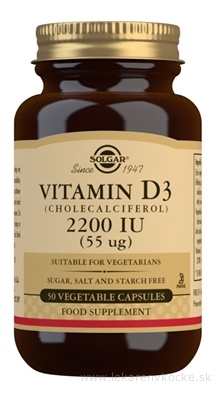 Solgar Vitamín D3 2200 IU cps 1x50 ks