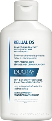 DUCRAY KÉLUAL DS SHAMPOOING šampón proti lupinám a ich opakovanému návratu 1x100 ml