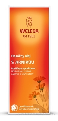 WELEDA Masážny olej s arnikou (Arnika-Massageöl) 1x100 ml