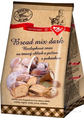 Liana Bread mix dark plv (bezlepková zmes na tmavý chlieb a pečivo s pohánkou) 1x1000 g