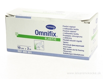 OMNIFIX ELASTIC hypoalergénna náplasť fixačná z netkaného textilu (10cmx2m) 1x1 ks