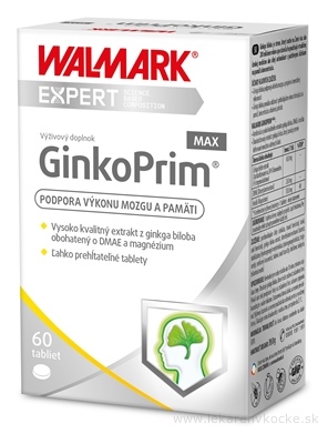 WALMARK GinkoPrim MAX tbl (inov. obal 2019) 1x60 ks