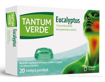 TANTUM VERDE Eucalyptus pas ord 3 mg (blis.PVC/PE/PVDC/Al) 1x20 ks