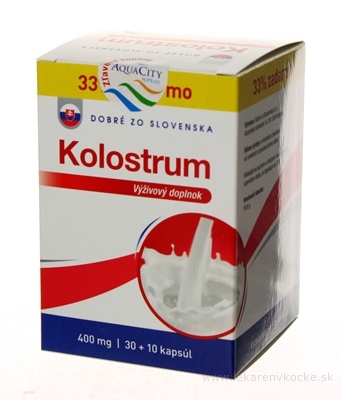 Dobré z SK Kolostrum 400 mg cps 30+10 zadarmo (40 ks)