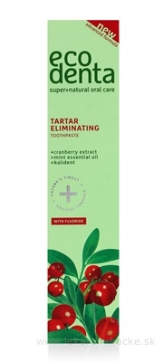 EcoDenta TARTAR ELIMINATING zubná pasta proti zubnému kameňu 2v1 1x100 ml