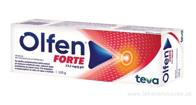 Olfen FORTE 23,2 mg/g gél gel (tuba Al) 1x100 g