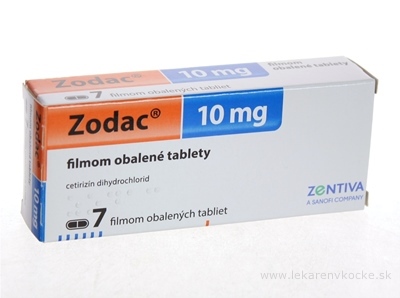 Zodac tbl flm 10 mg (blis.PVC/PVDC/Al) 1x7 ks
