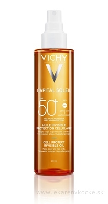 VICHY CAPITAL SOLEIL Neviditeľný olej SPF50+ opaľovací olej s ochranným faktorom 1x200 ml