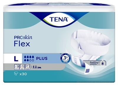 TENA Flex Plus L inkontinenčné nohavičky s rýchloupevňovacím pásom (inov.2022) 1x30 ks