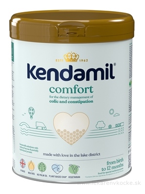 KENDAMIL Comfort dojčenská výživa na diétny režim (od narodenia do 12. mesiacov) 1x800 g