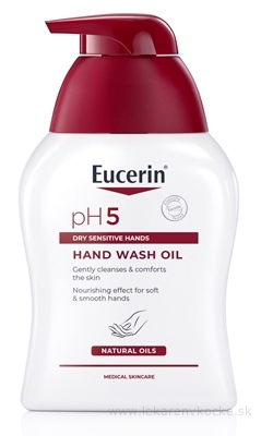 Eucerin pH5 UMÝVACÍ OLEJ NA RUKY pre citlivú pokožku 1x250 ml