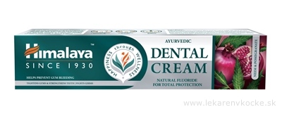 Himalaya Dental krém s nimbou a granátovým jablkom Ayurvedic Dental Cream Neem & Pomegranete 1x100 g