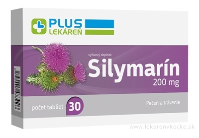 PLUS LEKÁREŇ Silymarín 200 mg tbl 1x30 ks