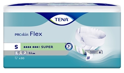 TENA Flex Super S inkontinenčné nohavičky s rýchloupevňovacím pásom (inov.2022) 1x30 ks