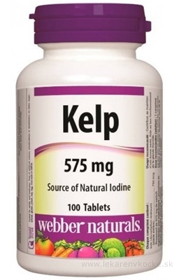 Webber Naturals Kelp 575 mg tbl 1x100 ks