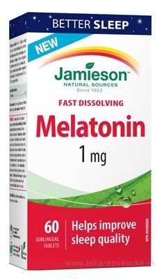 JAMIESON MELATONÍN 1MG tablety rozpustné 1x60 ks