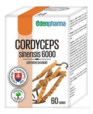 EDENPharma CORDYCEPS sinensis 6000 tbl 1x60 ks