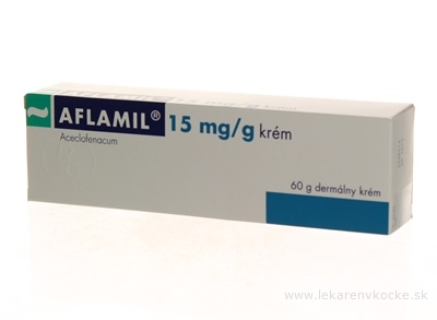 AFLAMIL 15 mg/g krém crm der (tuba Al) 1x60 g
