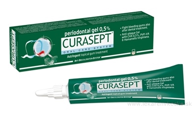 CURASEPT Astringent 350 0,5% Parodontálny gél 1x30 ml