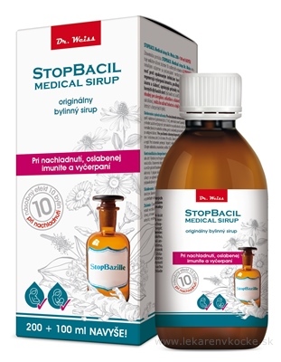STOPBACIL Medical sirup Dr. Weiss (200 ml + 100 ml navyše) 1x300 ml