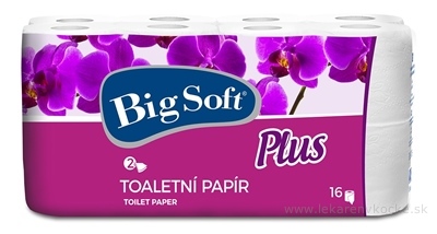 Big Soft Plus toaletný papier 2-vrstvový, biely 1x16 ks