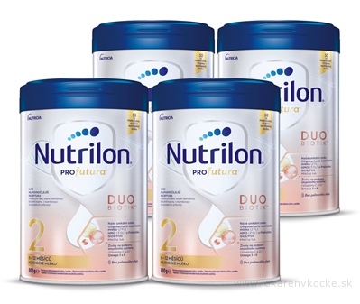 Nutrilon 2 Profutura DUOBIOTIK následná dojčenská výživa (6-12 mesiacov) 4x800 g (3200 g)