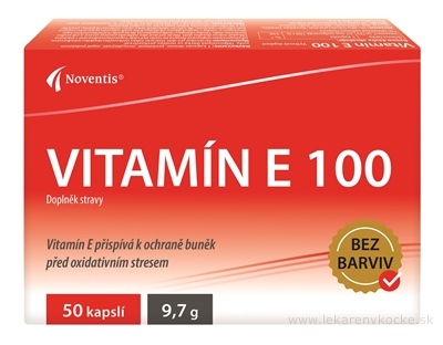 Noventis Vitamín E 100 cps 1x50 ks