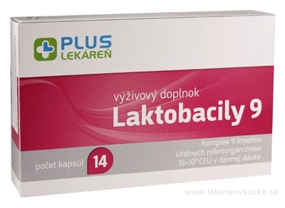 PLUS LEKÁREŇ Laktobacily 9 cps 1x14 ks