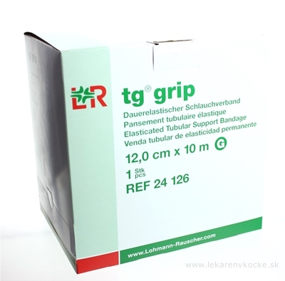 TG-GRIP G 12cm x10m výstužný tubulárny obväz na nohu, stehno (veľká) rolka 1x1 ks