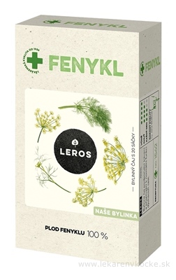 LEROS FENIKEL bylinný čaj, nálevové vrecúška (inov.2021) 20x1,5 g (30 g)