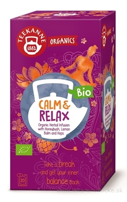 TEEKANNE ORGANICS BIO CALM & RELAX bylinný čaj 20x1,8 g (36 g)