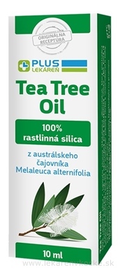 PLUS LEKÁREŇ Tea Tree Oil 100% rastlinná silica z čajovníka 1x10 ml