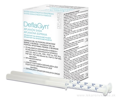 DeflaGyn aplikačná súprava vaginálny gél 150 ml + 2 aplikátory, 1x1 set