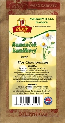 AGROKARPATY RUMANČEK KAMILKOVÝ bylinný čaj 1x40 g