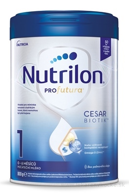 Nutrilon 1 Profutura CESARBIOTIK počiatočná dojčenská výživa (0-6 mesiacov) 4x800 g (3200 g)