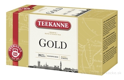 TEEKANNE GOLD čierny čaj (inov.2018) 20x2 g (20 g)