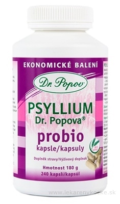 DR. POPOV PSYLLIUM PROBIO cps 1x240 ks