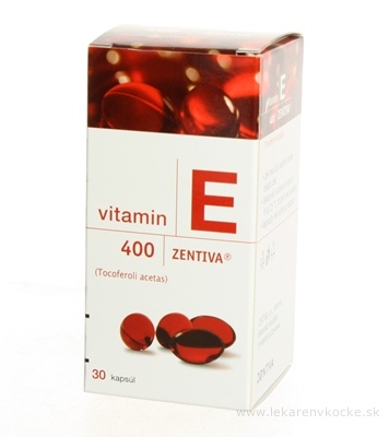 VITAMIN E 400-ZENTIVA cps mol 400 mg (fľ.skl.) 1x30 ks