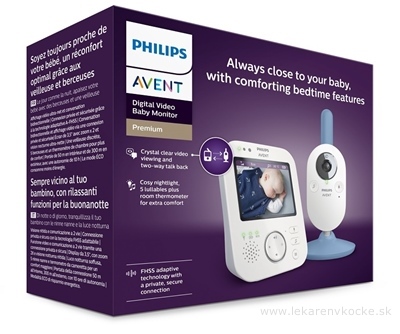 Philips AVENT Video BABY MONITOR (SCD 845) 1x1 set