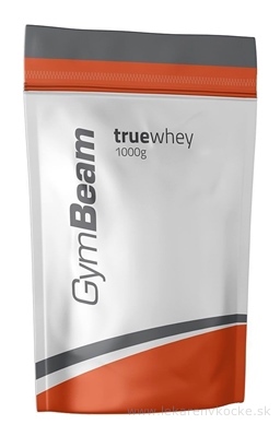 GymBeam True Whey Protein White Chocolate Raspberry, srvátkový proteínový prášok 1x1000 g