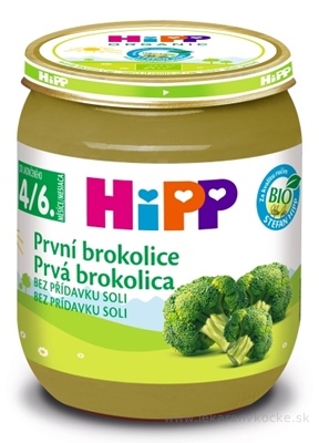 HiPP Príkrm BIO Prvá brokolica (od ukonč. 4./6. mesiaca) 1x125 g