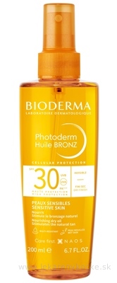 Bioderma Photoderm Bronz suchý olej SPF30 200 ml