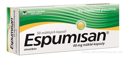 Espumisan cps 40 mg (blis.PVC/Al) 1x50 ks