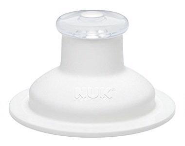 NUK FC Náhradný náustok Push-Pull silikónový (36m+) – biely