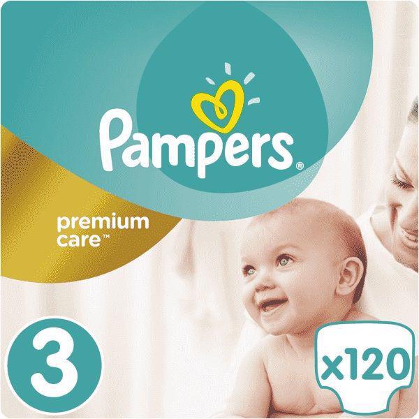 PAMPERS Premium Care Plienky jednorazové 3 (6-10 kg) 120 ks