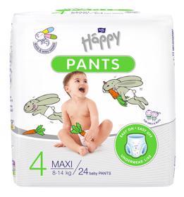 BELLA HAPPY Pants Nohavičky plienkové jednorazové 4 Maxi (8-14 kg) 24 ks